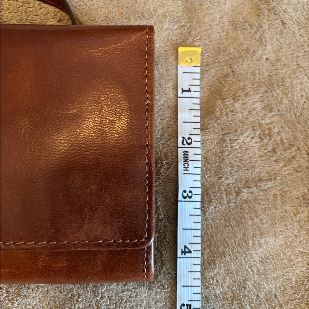 Lodis Traveller Elegant Brown Leather Crossbody Bag NEW - Picture 8 of 8